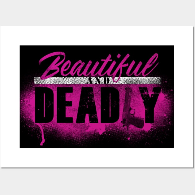 Beautiful and Deadly - Female Veteran Wall Art by 461VeteranClothingCo